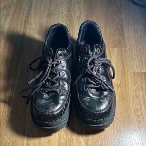 Black chunky platforms